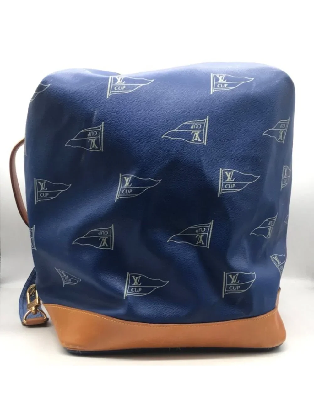 Louis Vuitton Cup Sac Marine Bandouliere Shoulder Bag Blue